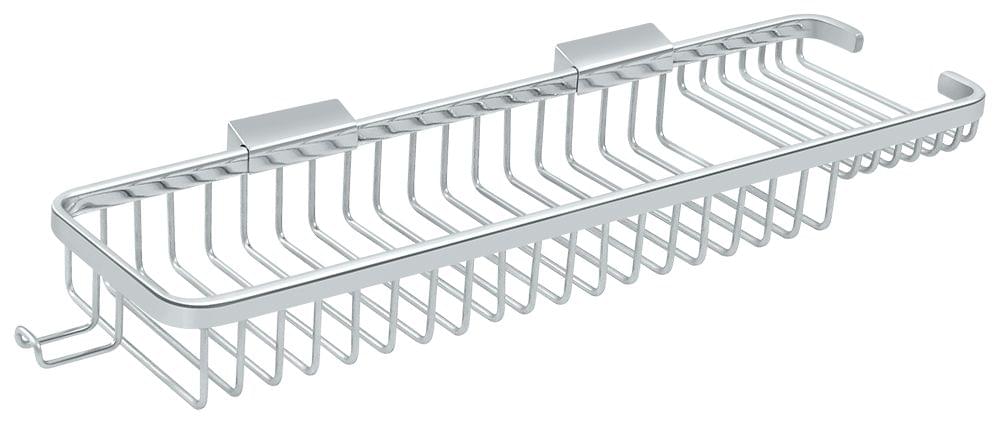 Deltana WBR1850HU26 Wire Basket; 17-1/2" Rect/Com with Hook; Bright Chrome Finish.