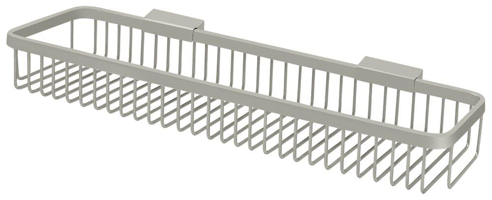Deltana WBR1851U15 Wire Basket; 18" Rectangular; Satin Nickel Finish.