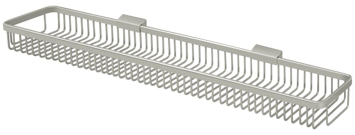 Deltana WBR2847U15 Wire Basket; 28 1/2" X 5" Rectangular; Satin Nickel Finish.