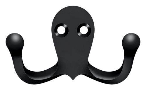 Deltana WDH15U19 Double Hook; Black Finish.
