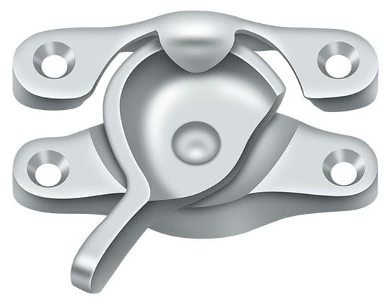 Deltana WL07U26 Window Sash Lock; 15/16" x 2-5/8"; Bright Chrome Finish.
