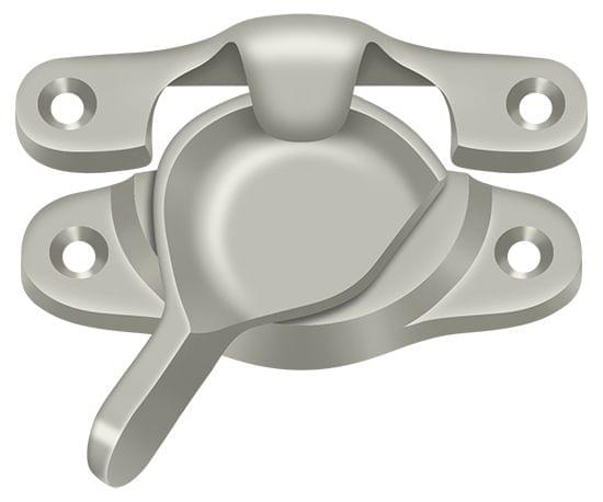 Deltana WLS9U15 Window Sash Lock; 1-1/16" x 3"; Satin Nickel Finish.