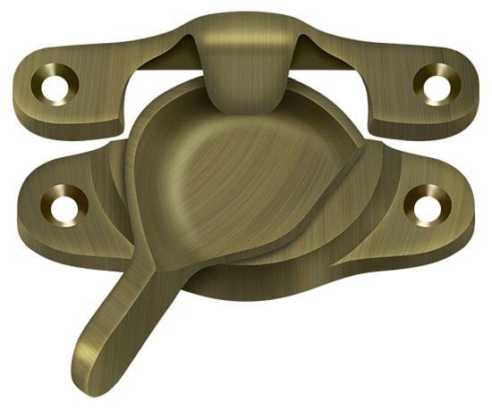 Deltana WLS9U15 Window Sash Lock; 1-1/16" x 3"; Satin Nickel Finish.