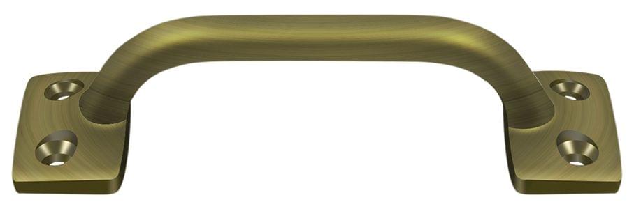 Deltana WP026U5 Pull; 4"; Antique Brass Finish.