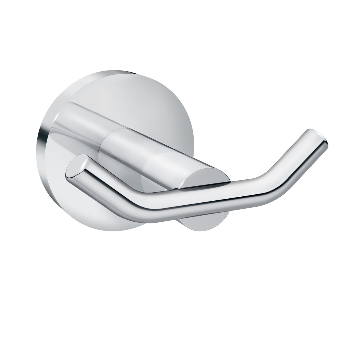 Moen Y5703CH Arlys Double Robe Hook Bright Chrome Finish.