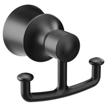 Moen YB2103BL Dartmoor Robe Hook Matte Black Finish.