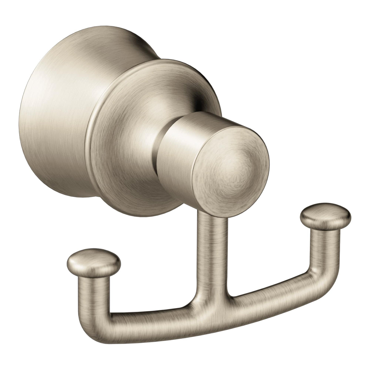 Moen YB2103BN Dartmoor Robe Hook Brushed Nickel Finish.