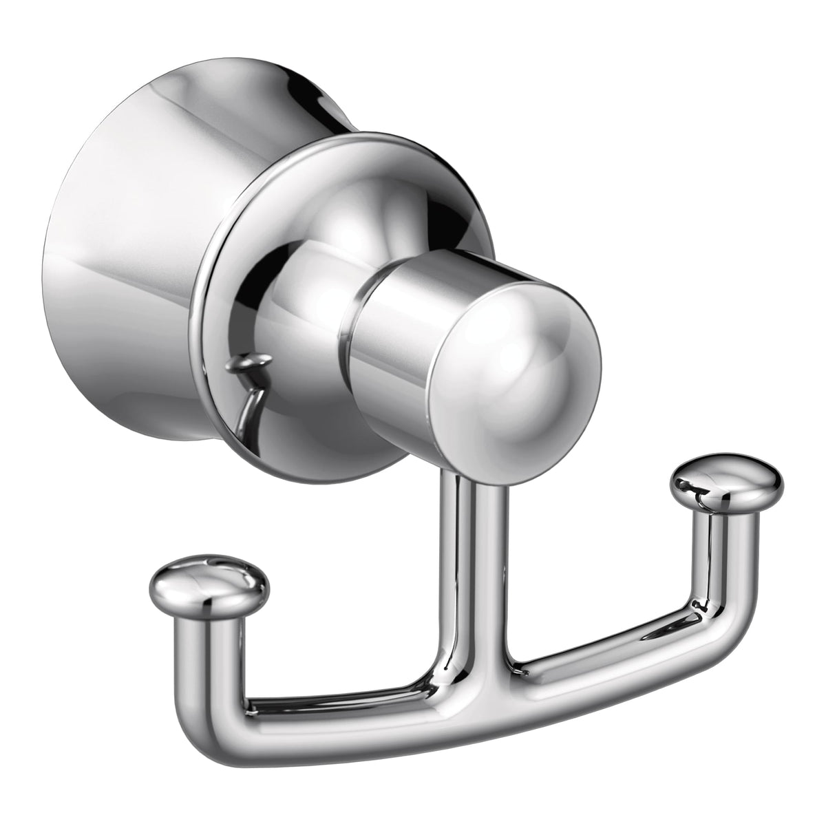 Moen YB2103CH Dartmoor Robe Hook Bright Chrome Finish.