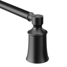 Moen YB2124BL Dartmoor 24" Towel Bar Matte Black Finish.