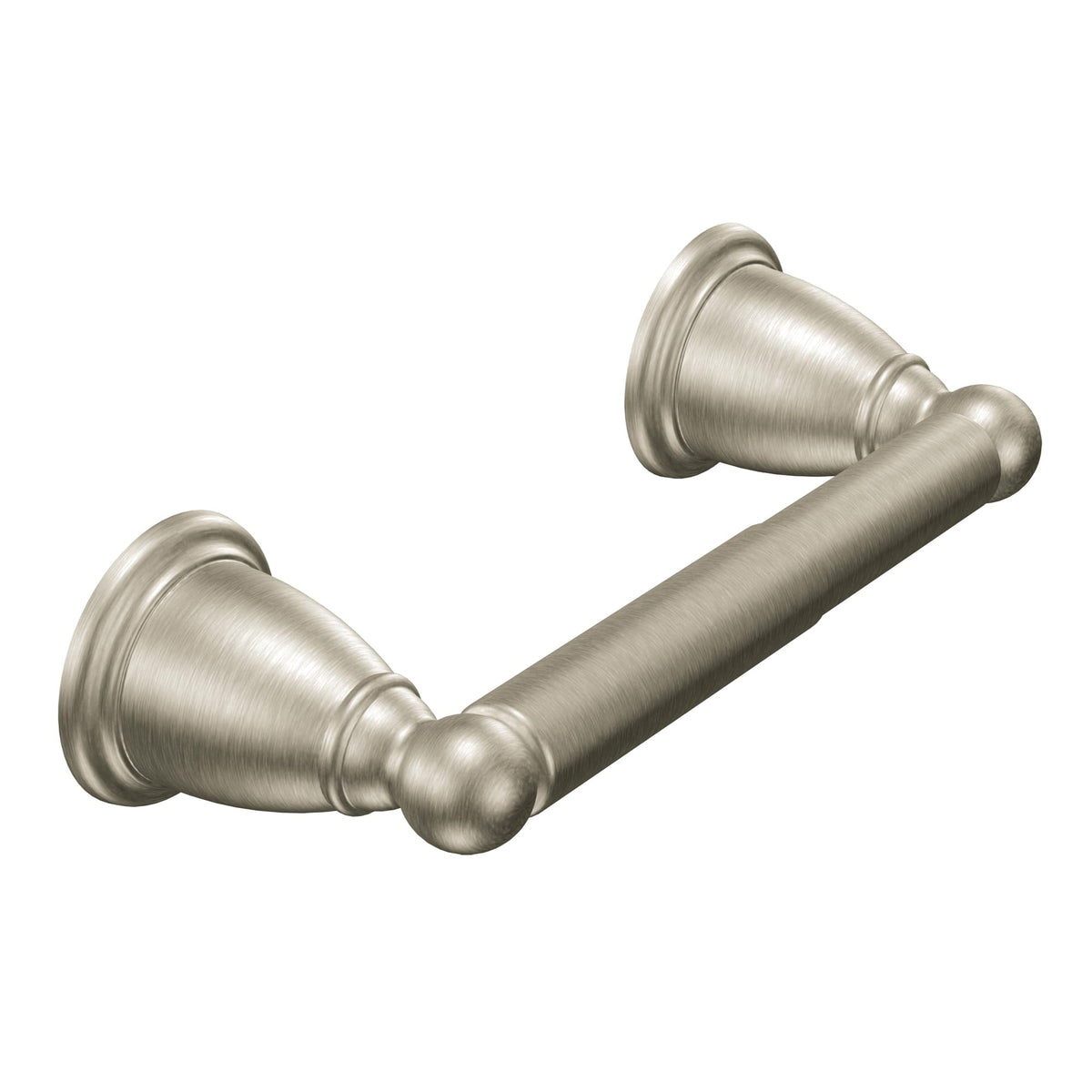 Moen YB2208BN Brantford Spring Loaded Paper Holder Brushed Nickel Finish.
