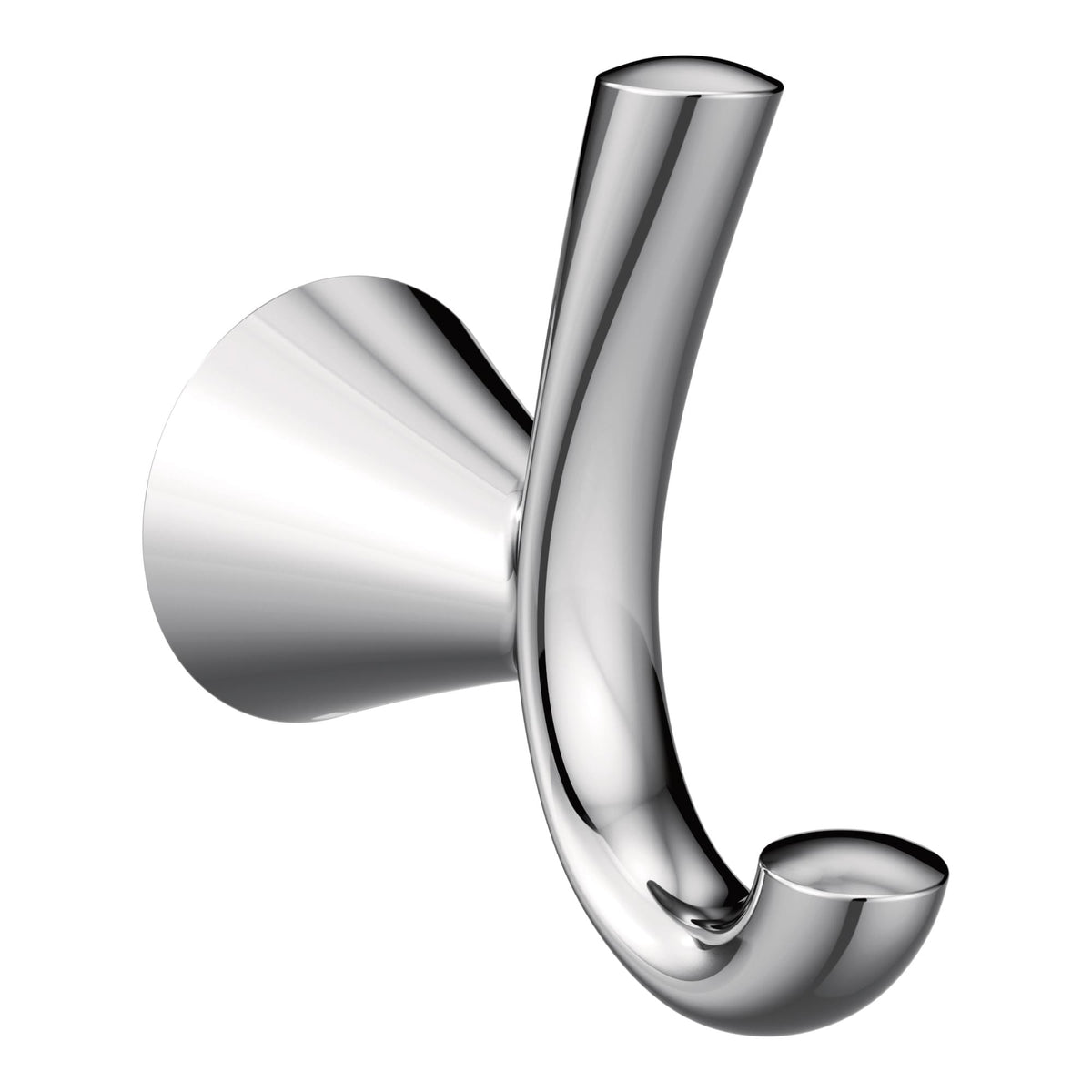 Moen YB2303CH Glyde Robe Hook Bright Chrome Finish.