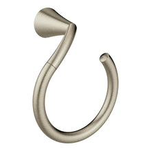 Moen YB2386BN Glyde Towel Ring Brushed Nickel Finish.