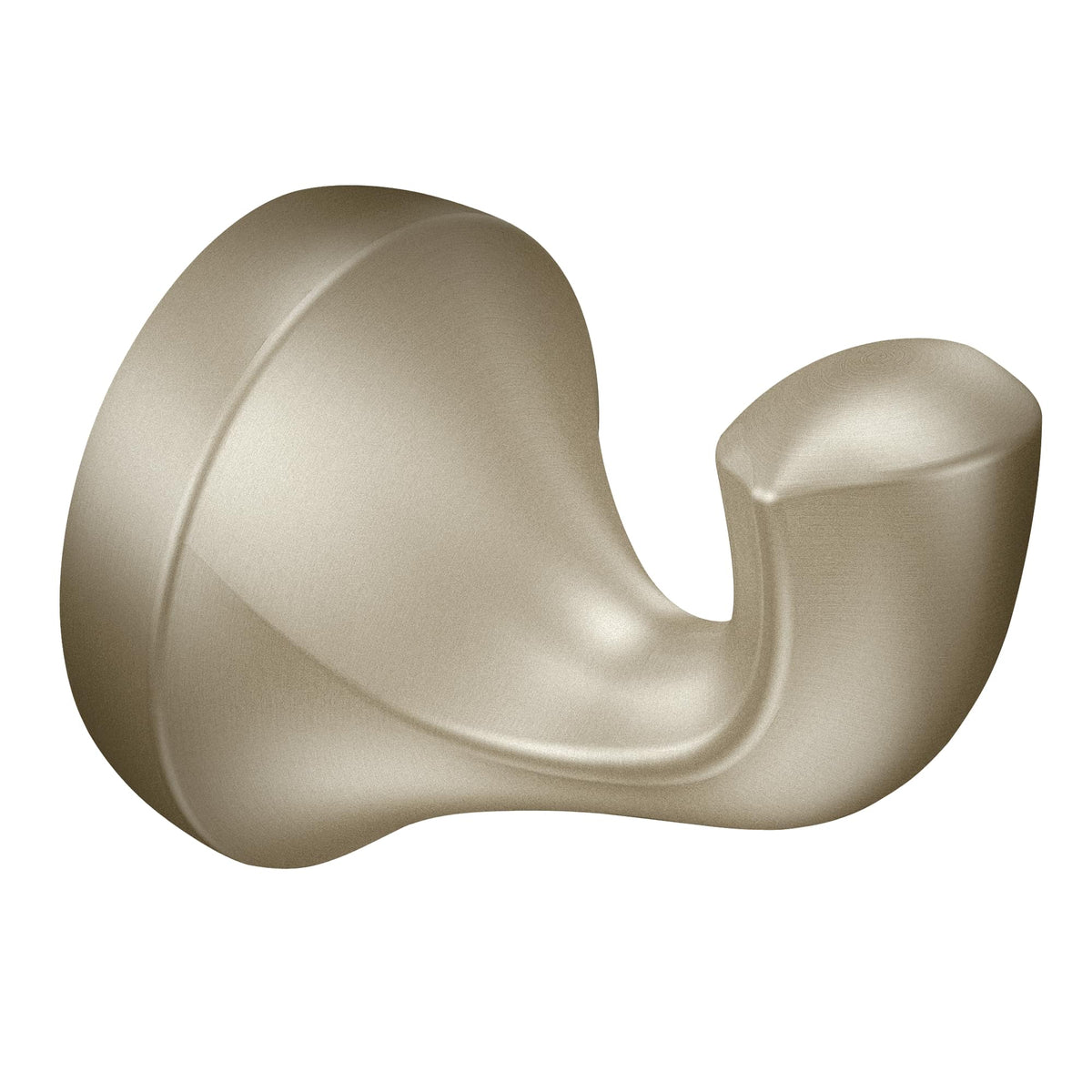 Moen YB2803BN Eva Single Robe Hook Brushed Nickel Finish.