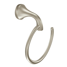 Moen YB2886BN Eva Towel Ring Brushed Nickel Finish.
