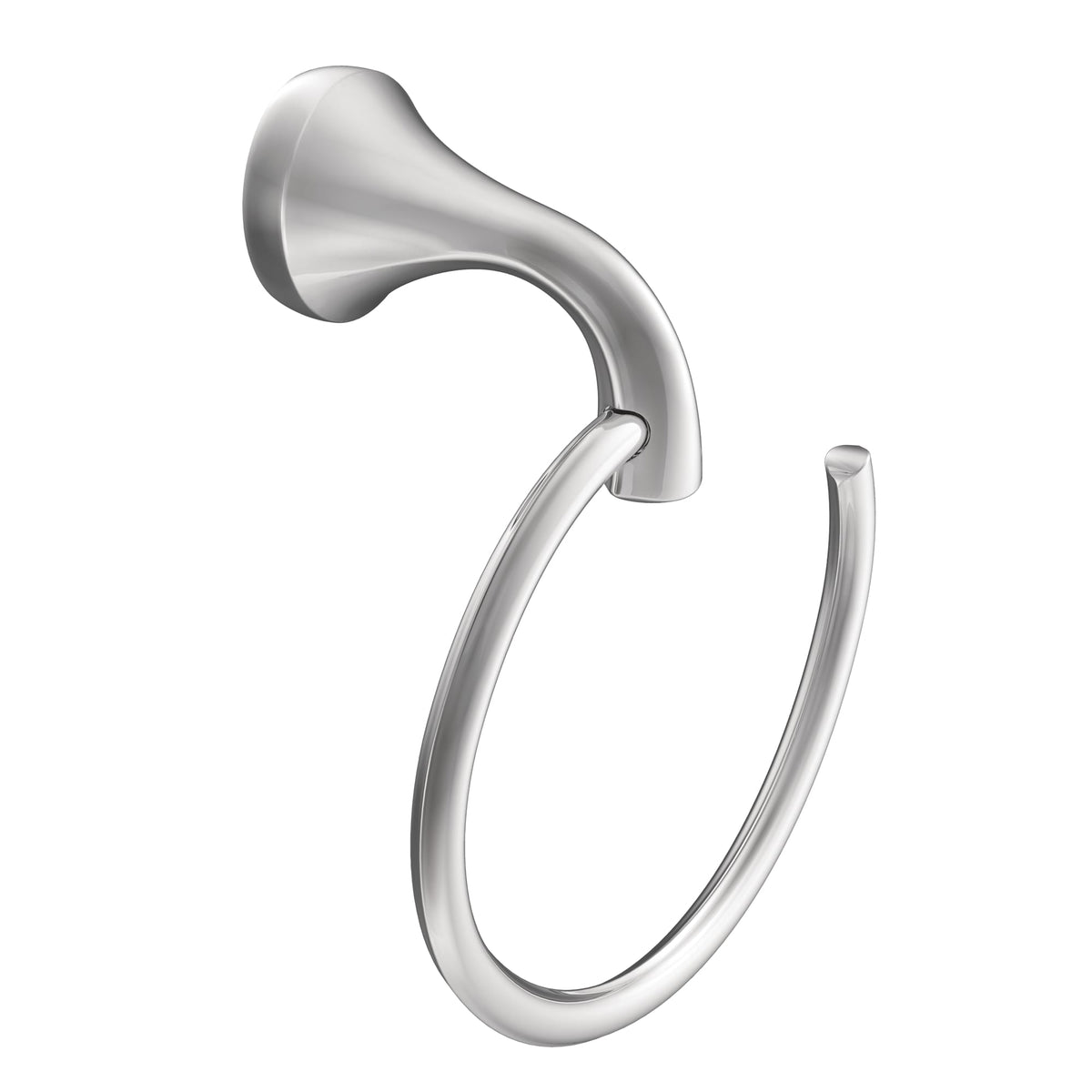 Moen YB2886CH Eva Towel Ring Bright Chrome Finish.