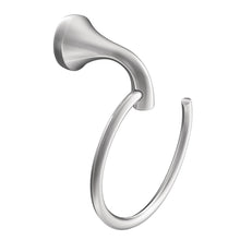 Moen YB2886CH Eva Towel Ring Bright Chrome Finish.