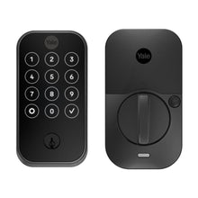 Yale YRD624BLEBSP Pro 2 Lock SL Keyed Touchscreen Deadbolt with Bluetooth Black Suede Powder Coat Finish.