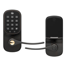 Yale YRL216CBA10BP Connected by August Assure Lever Keypad Keyed Entry Lock US10BP Oil Rubbed Bronze Permanent Finish.