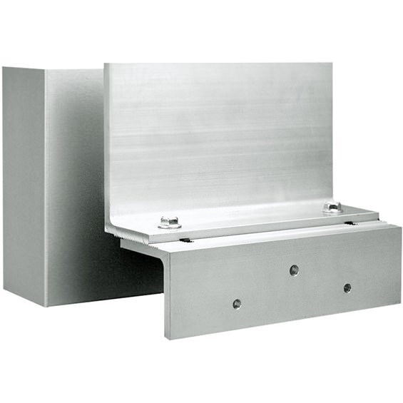 Securitron ZA32/62SS Adjustable Z-Bracket for M32 / M62 Satin Stainless Steel Finish.