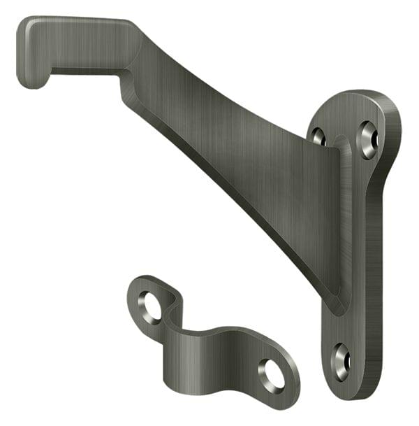 Deltana ZHRBB325U15A Hand Rail Brackets; Zinc 3-1/4" Projection; Antique Nickel Finish.