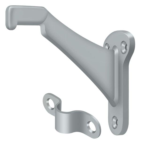 Deltana ZHRBB325U26D Hand Rail Brackets; Zinc 3-1/4" Projection; Satin Chrome Finish.