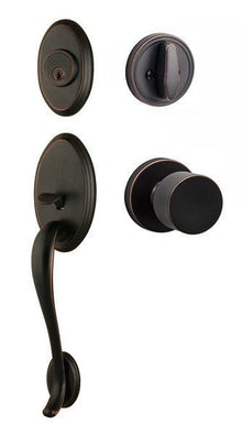 Sure-Loc AN507-BG-RD Aspen Handleset with Bergen Round Handleset Trim