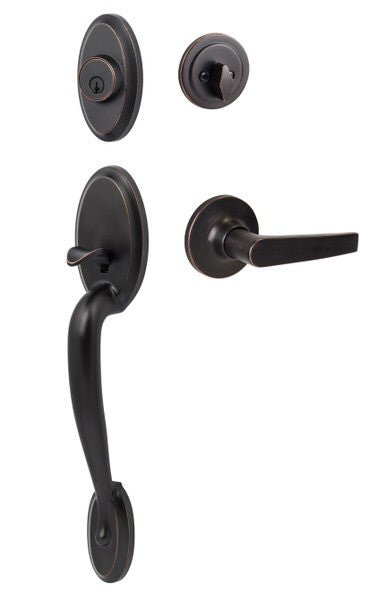 Sure-Loc AN507-CD Aspen Handleset with Cedar Handleset Trim