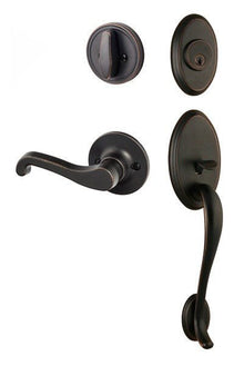 Sure-Loc AN507-SG-LH Aspen Handleset with Sage Lever Left Hand Handleset Trim.