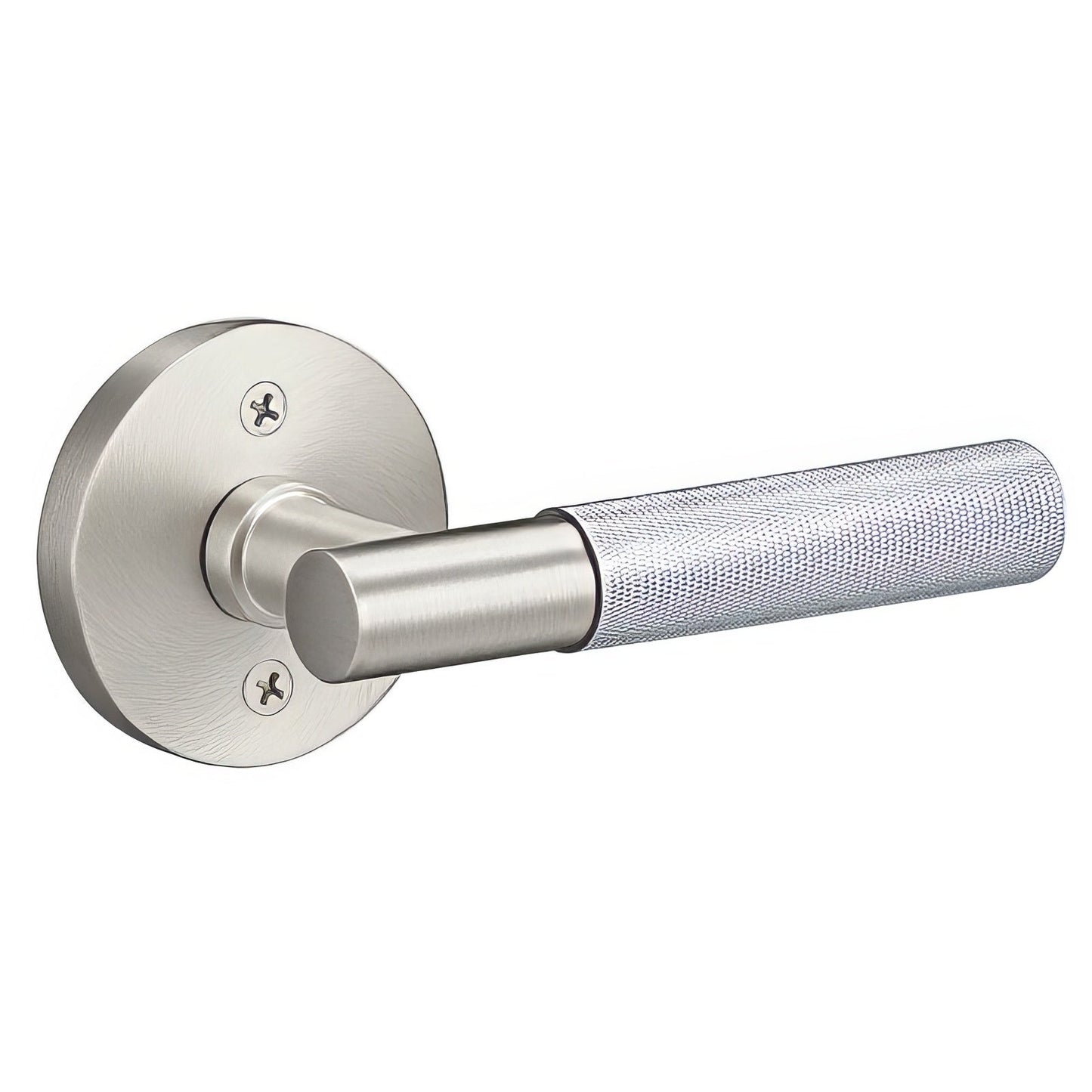 Sure-Loc AP100-RD-GRIP-KN Knurled Grip Dummy Door Lever with Aspra Round Rose.