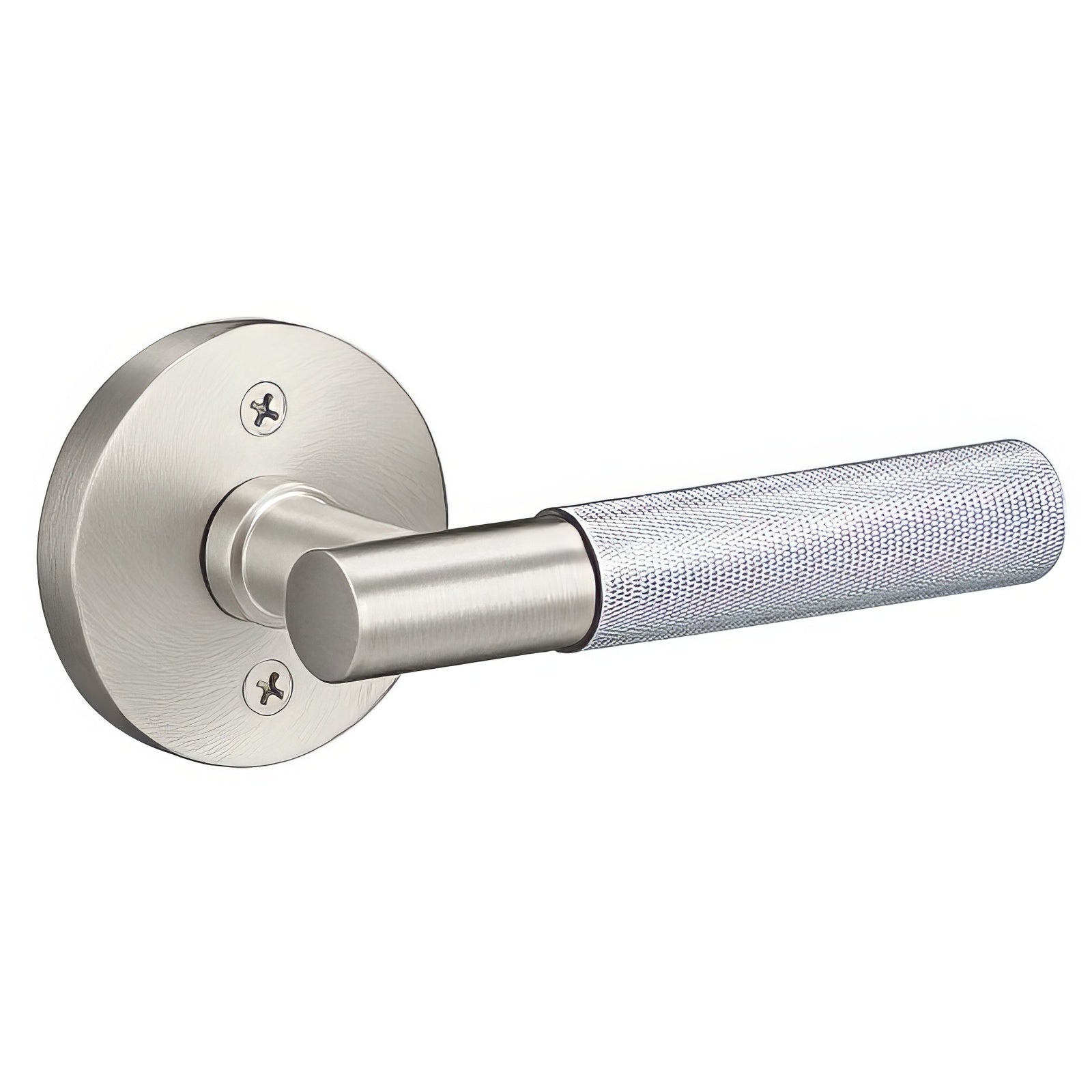 Sure-Loc AP100-RD-GRIP-KN Knurled Grip Dummy Door Lever with Aspra Round Rose.