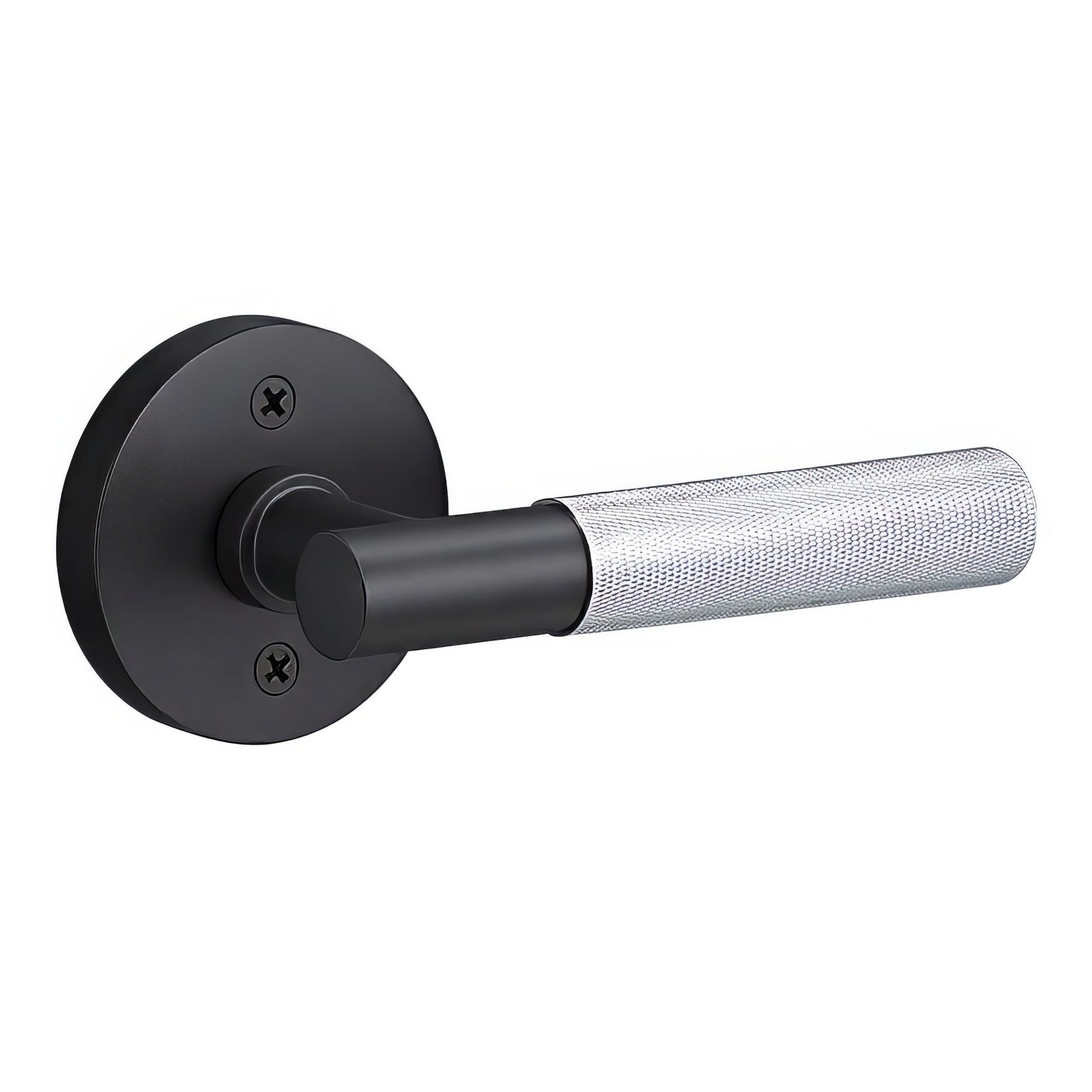 Sure-Loc AP100-RD-GRIP-KN Knurled Grip Dummy Door Lever with Aspra Round Rose.