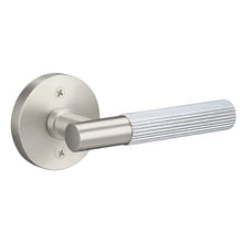 Sure-Loc AP100-RD-GRIP-SKN Straight Knurled Grip Dummy Door Lever with Aspra Round Rosette.