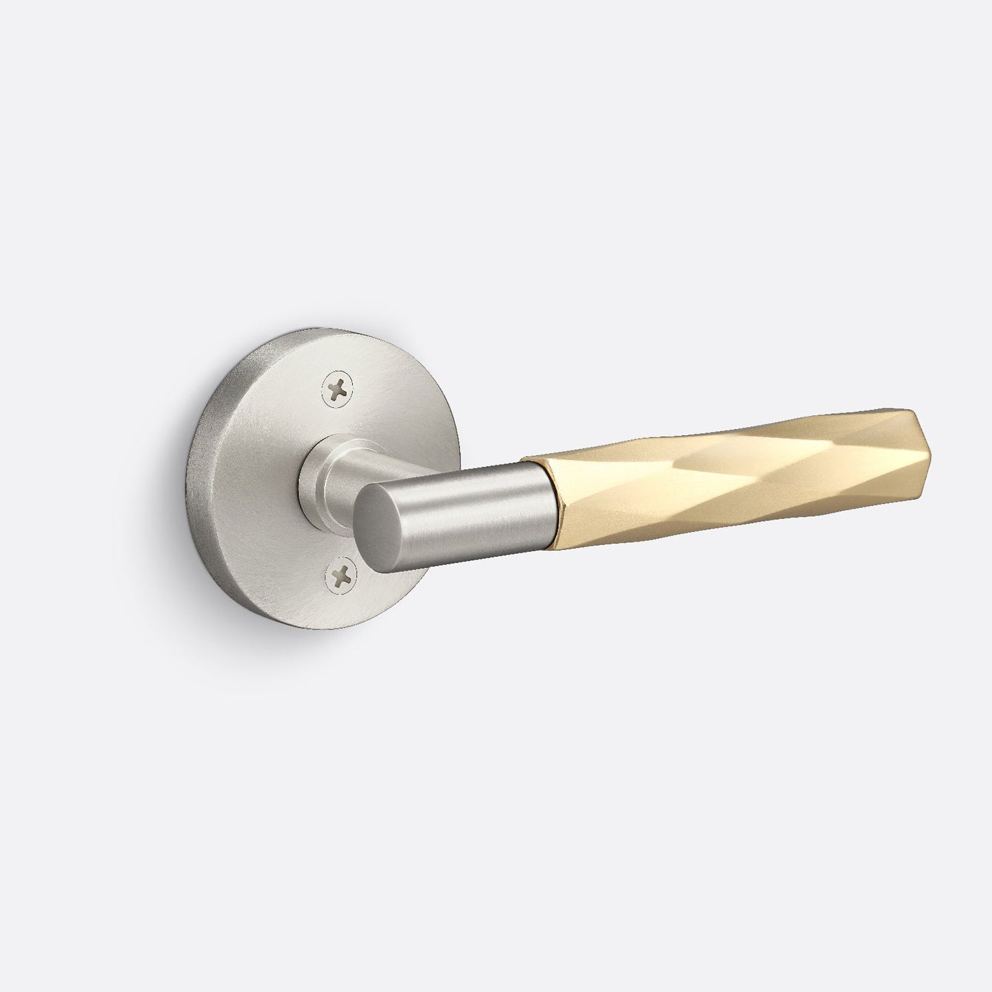 Sure-Loc AP100-RD-GRIP-SM Vertex Grip Dummy Door Lever with Aspra Round Rosette.