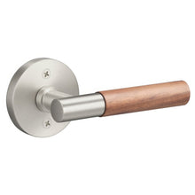 Sure-Loc AP100-RD-GRIP-WN Walnut Grip Dummy Door Lever with Aspra Round Rosette.
