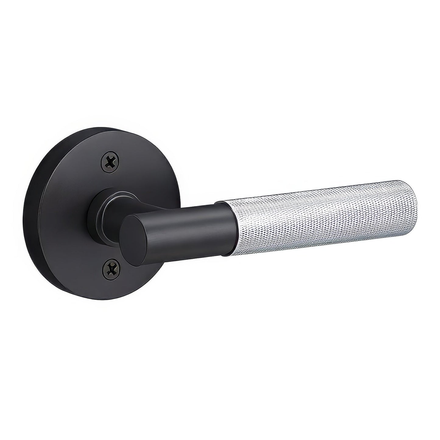 Sure-Loc AP100-RD-GRIP-KN Knurled Grip Dummy Door Lever with Aspra Round Rose.