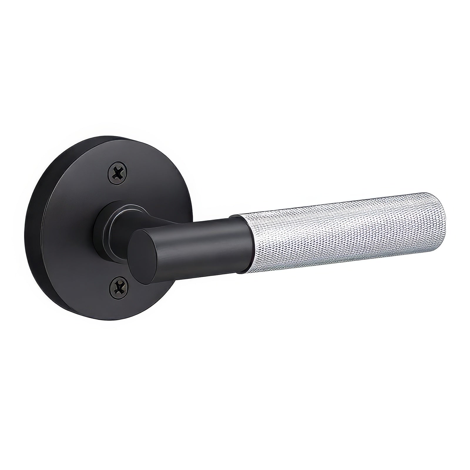 Sure-Loc AP100-RD-GRIP-KN Knurled Grip Dummy Door Lever with Aspra Round Rose.