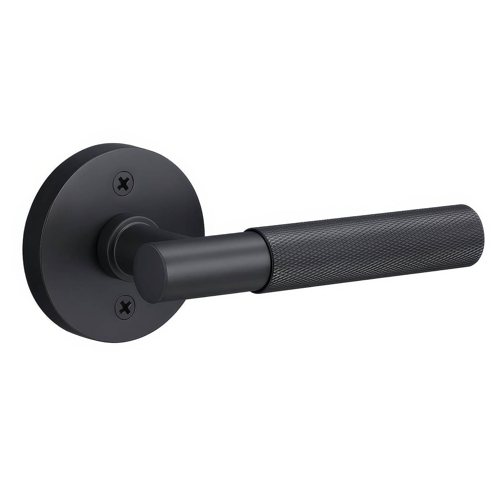 Sure-Loc AP100-RD-GRIP-KN Knurled Grip Dummy Door Lever with Aspra Round Rose.