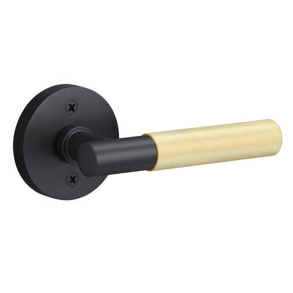 Sure-Loc AP100-RD-GRIP-KN Knurled Grip Dummy Door Lever with Aspra Round Rose.