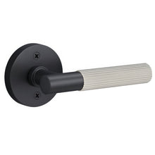 Sure-Loc AP100-RD-GRIP-SKN Straight Knurled Grip Dummy Door Lever with Aspra Round Rosette.