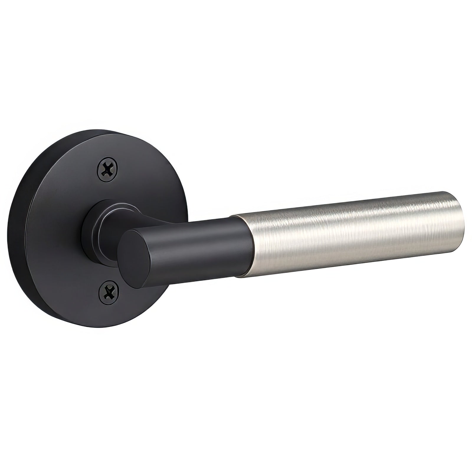 Sure-Loc AP100-RD-GRIP-SM Smooth Grip Dummy Door Lever with Aspra Round Rosette.