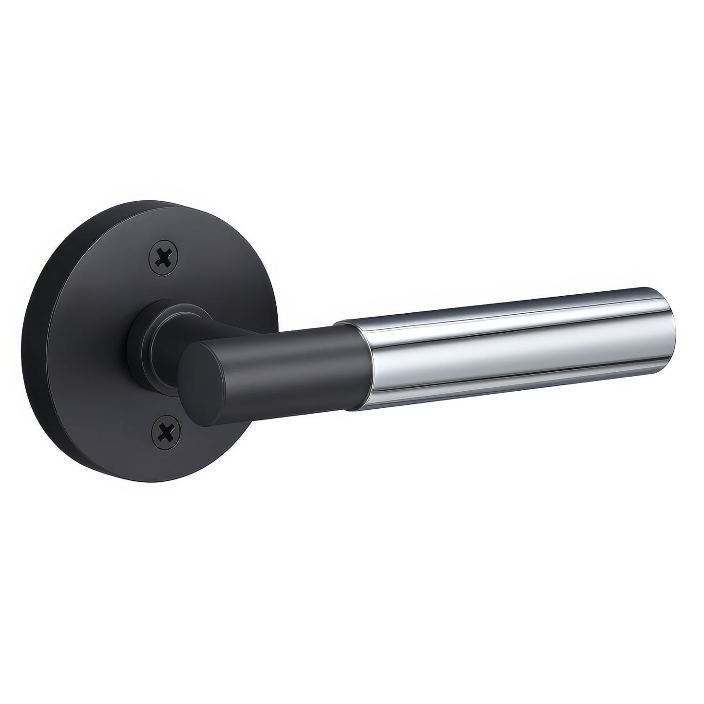 Sure-Loc AP100-RD-GRIP-SM Smooth Grip Dummy Door Lever with Aspra Round Rosette.