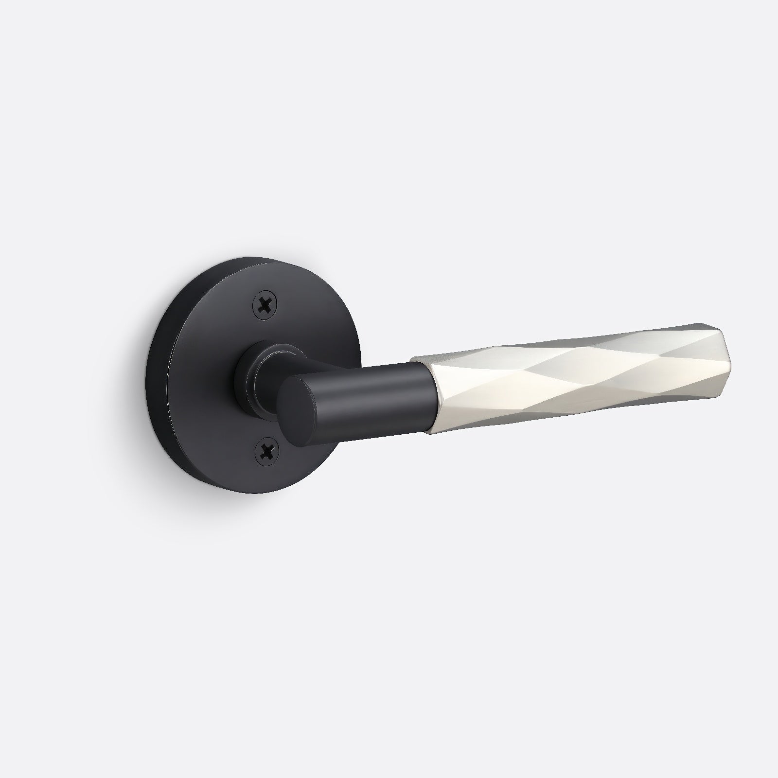 Sure-Loc AP100-RD-GRIP-SM Vertex Grip Dummy Door Lever with Aspra Round Rosette.