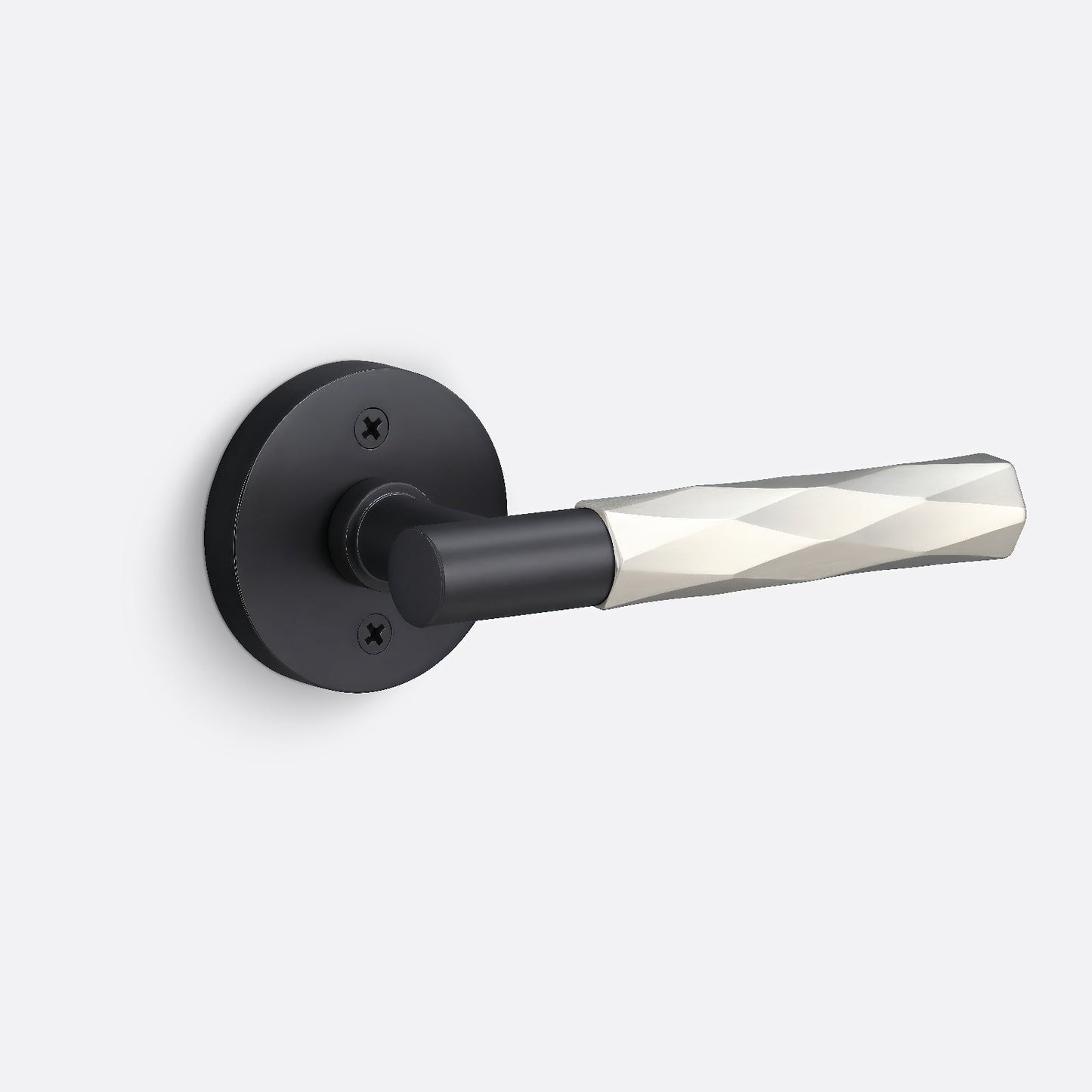 Sure-Loc AP100-RD-GRIP-SM Vertex Grip Dummy Door Lever with Aspra Round Rosette.