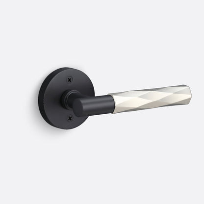 Sure-Loc AP100-RD-GRIP-SM Vertex Grip Dummy Door Lever with Aspra Round Rosette.