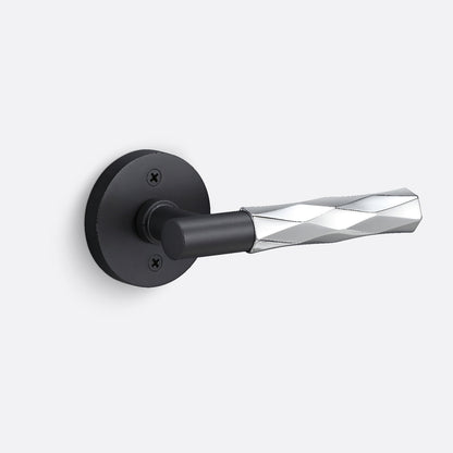 Sure-Loc AP100-RD-GRIP-SM Vertex Grip Dummy Door Lever with Aspra Round Rosette.