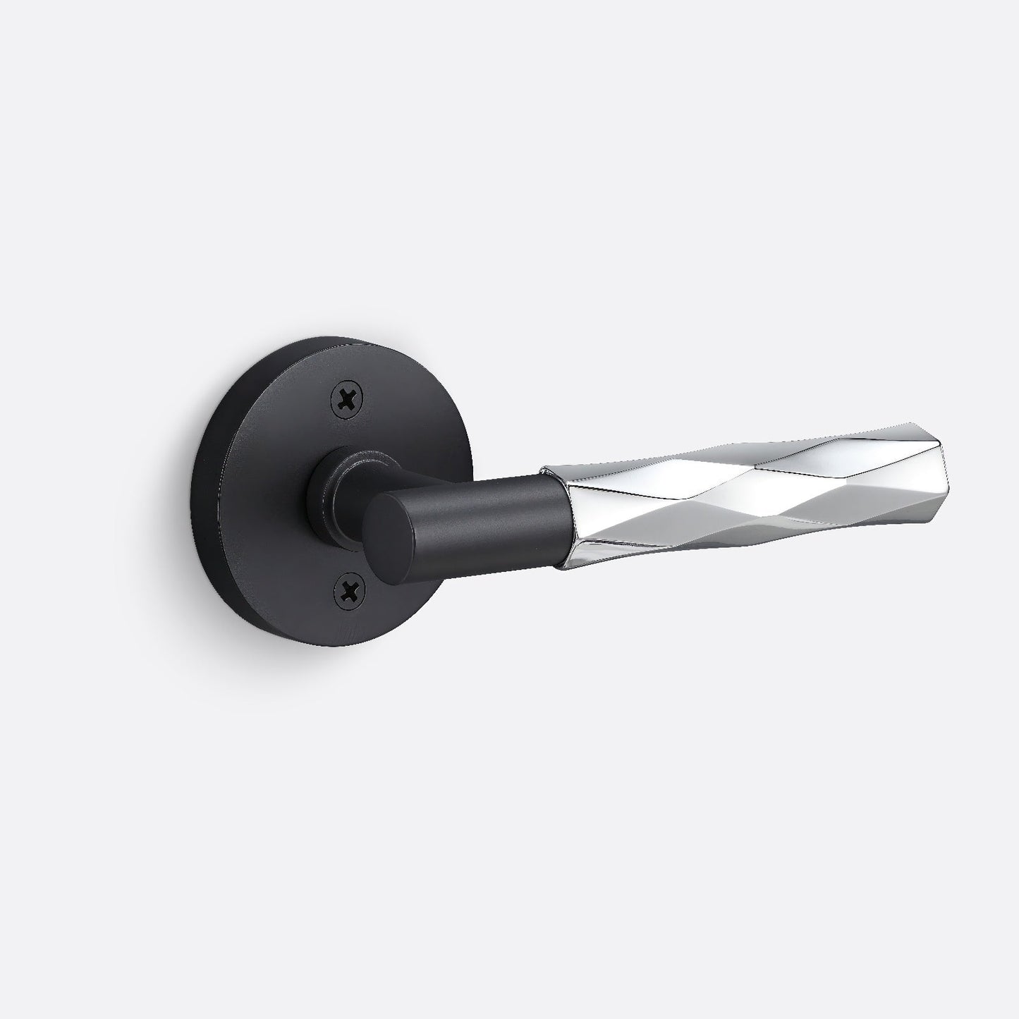 Sure-Loc AP100-RD-GRIP-SM Vertex Grip Dummy Door Lever with Aspra Round Rosette.