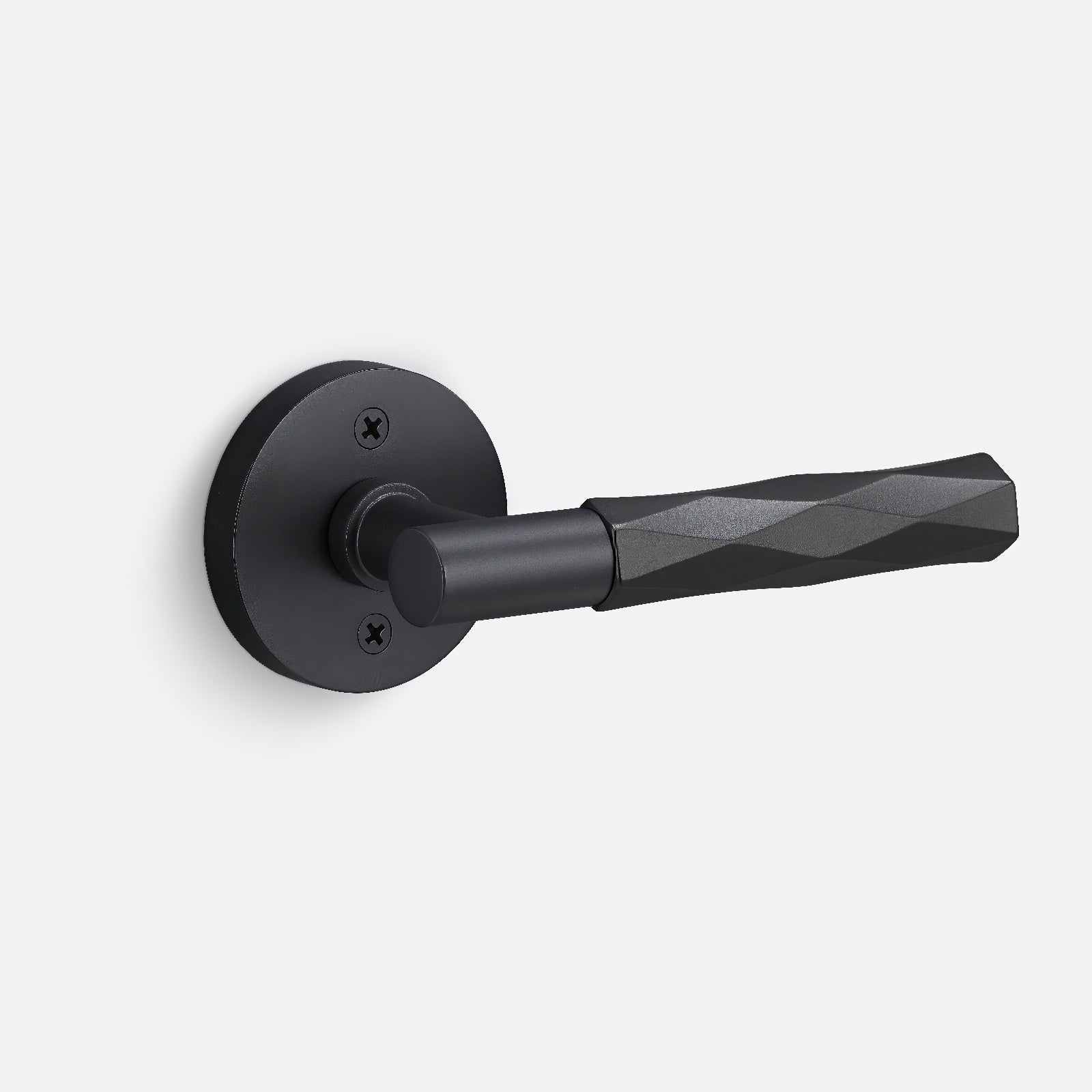 Sure-Loc AP100-RD-GRIP-SM Vertex Grip Dummy Door Lever with Aspra Round Rosette.