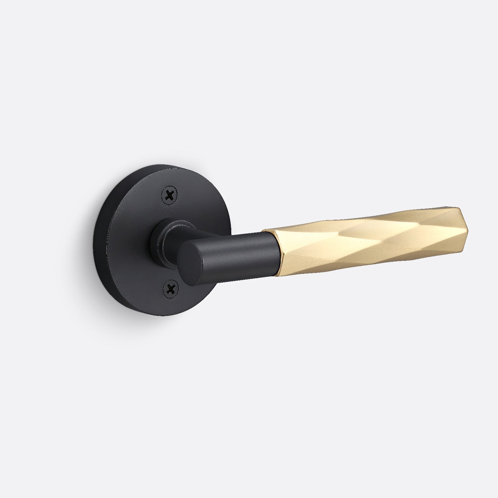 Sure-Loc AP100-RD-GRIP-SM Vertex Grip Dummy Door Lever with Aspra Round Rosette.