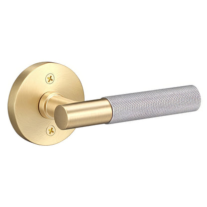 Sure-Loc AP100-RD-GRIP-KN Knurled Grip Dummy Door Lever with Aspra Round Rose.