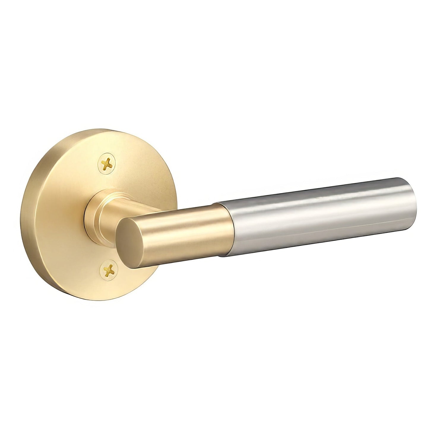 Sure-Loc AP100-RD-GRIP-SM Smooth Grip Dummy Door Lever with Aspra Round Rosette.